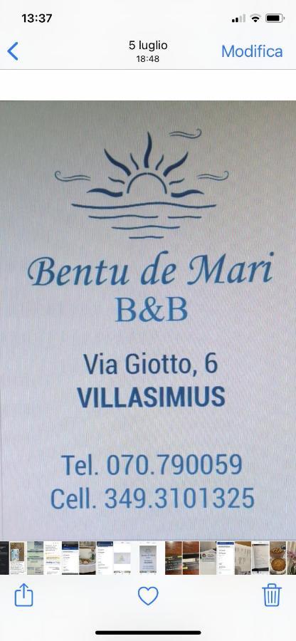 B&B Bentu De Mari Виласимиус Екстериор снимка